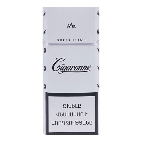 Сигареты Cigaronne Superslim White